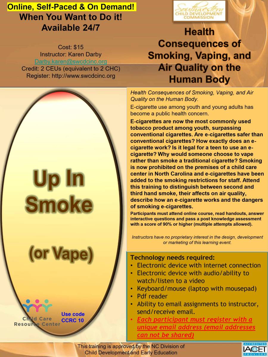 Online Up In Smoke or Vape Health Consequences of Smoking