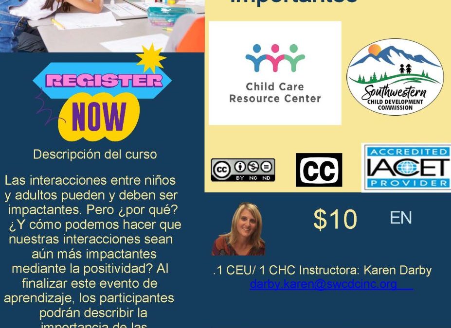 SWCDC-Las interacciones son importantes/ Bajo demanda